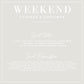 Weekend - Leather & Cardomon Candle