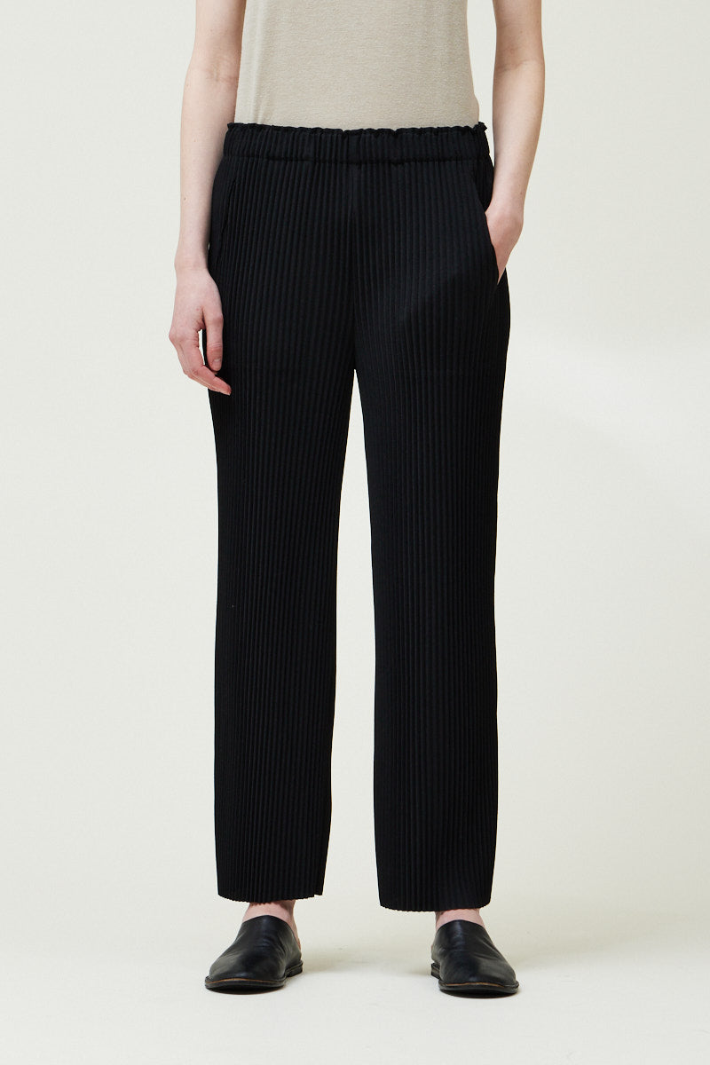 Black Pleated Pants