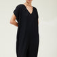 Black Pleated Jumpsuit