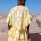 Broderie Anglaise Shirt Yellow