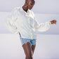 Off White Embroidered Shirt