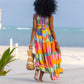 Colorful Maxi Dress - 100% Cotton