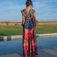 Colorful Silky Maxi Dress