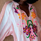 Pink Embroidered Tunic Dress