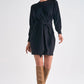 Black Short Sweater Dress