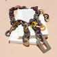 Multi Colored Horn Chain Necklace