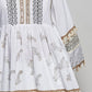 White Paisley Print Mini Dress