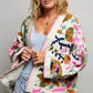 Embroidered Kimono Jacket