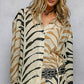 Zebra Print Shirt with Sequin Detail