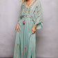 Turquoise Kimono Dress