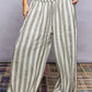 Linen Stripe Pants