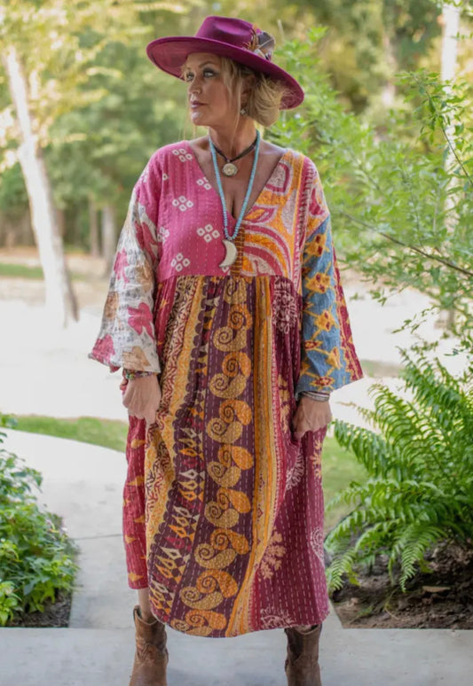 Kantha Dress