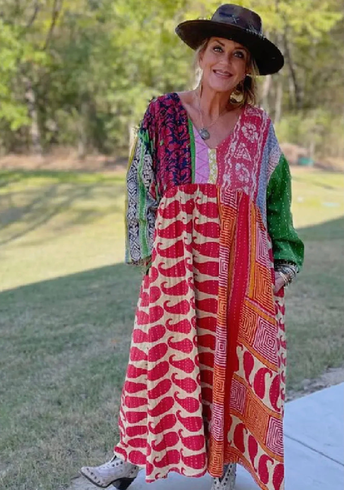 Kantha Dress