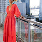 Orange Maxi Dress
