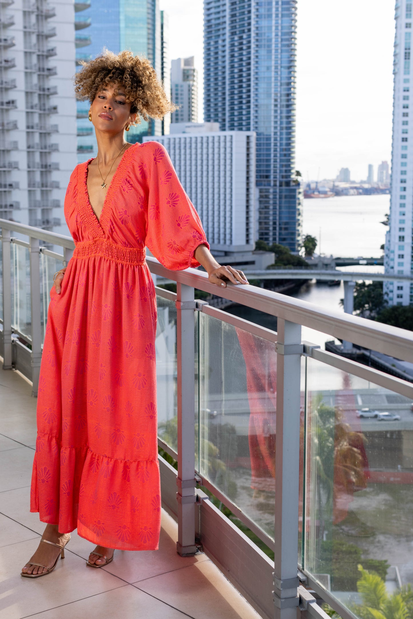 Orange Maxi Dress