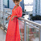 Orange Maxi Dress