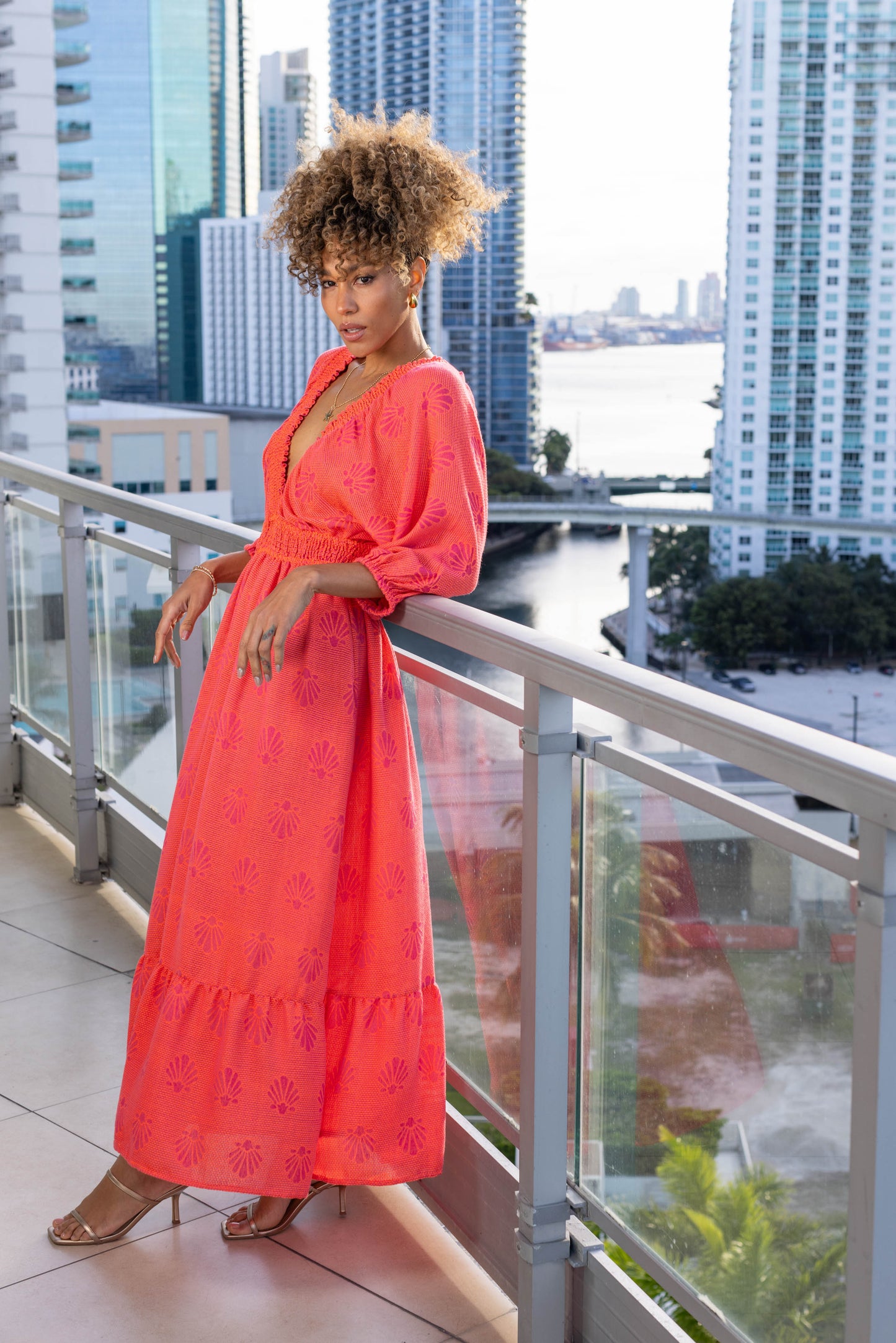 Orange Maxi Dress