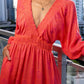 Orange Maxi Dress