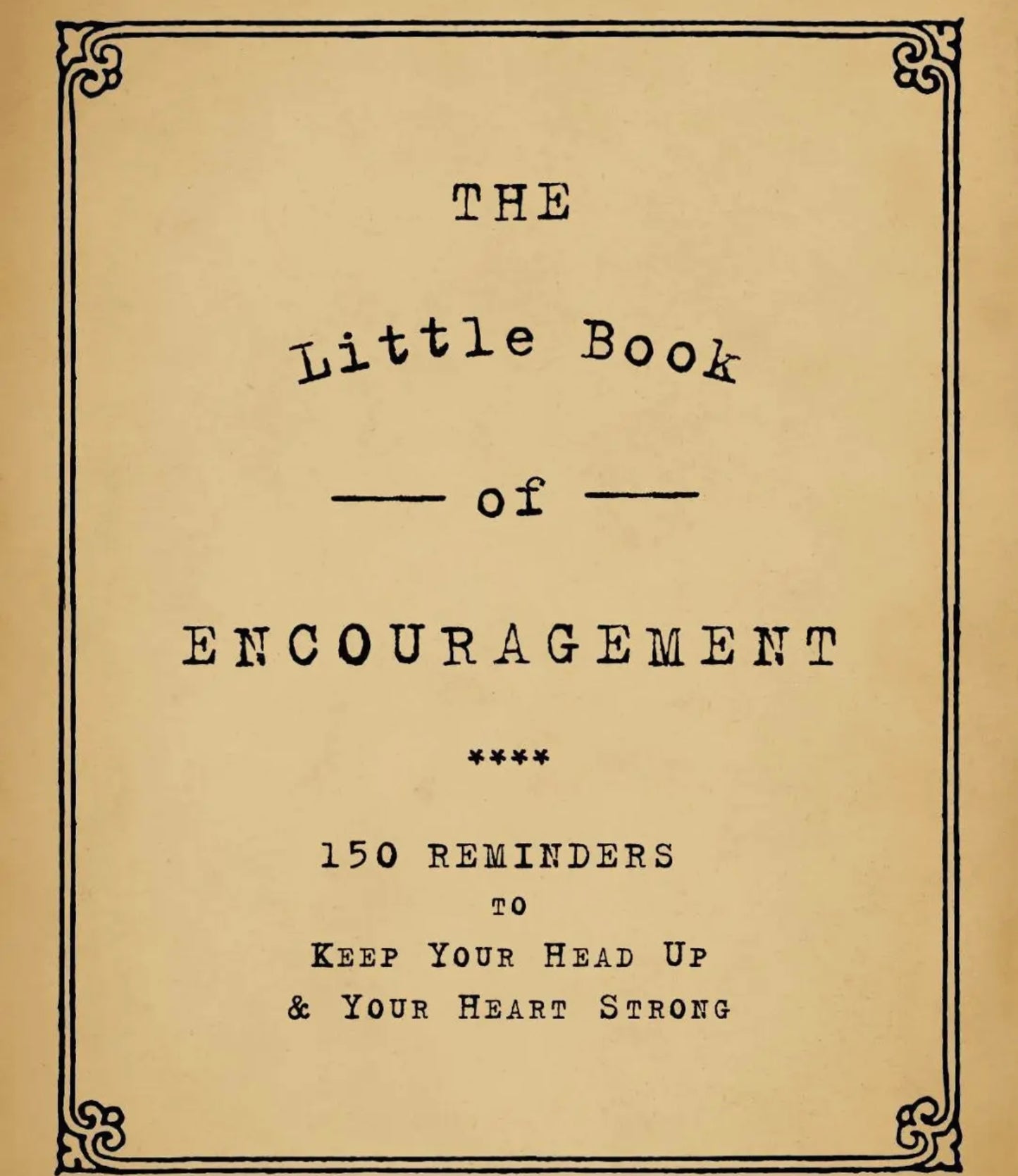 Encouragement Book