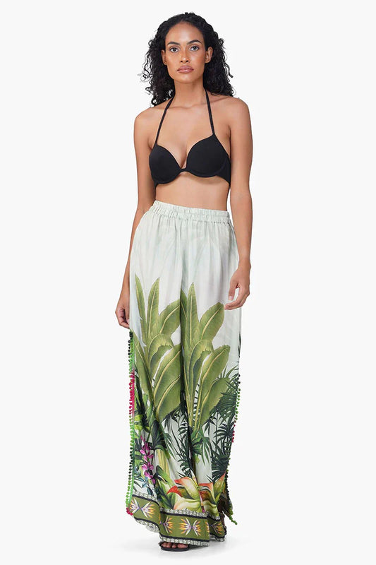 Tropical Print Pant