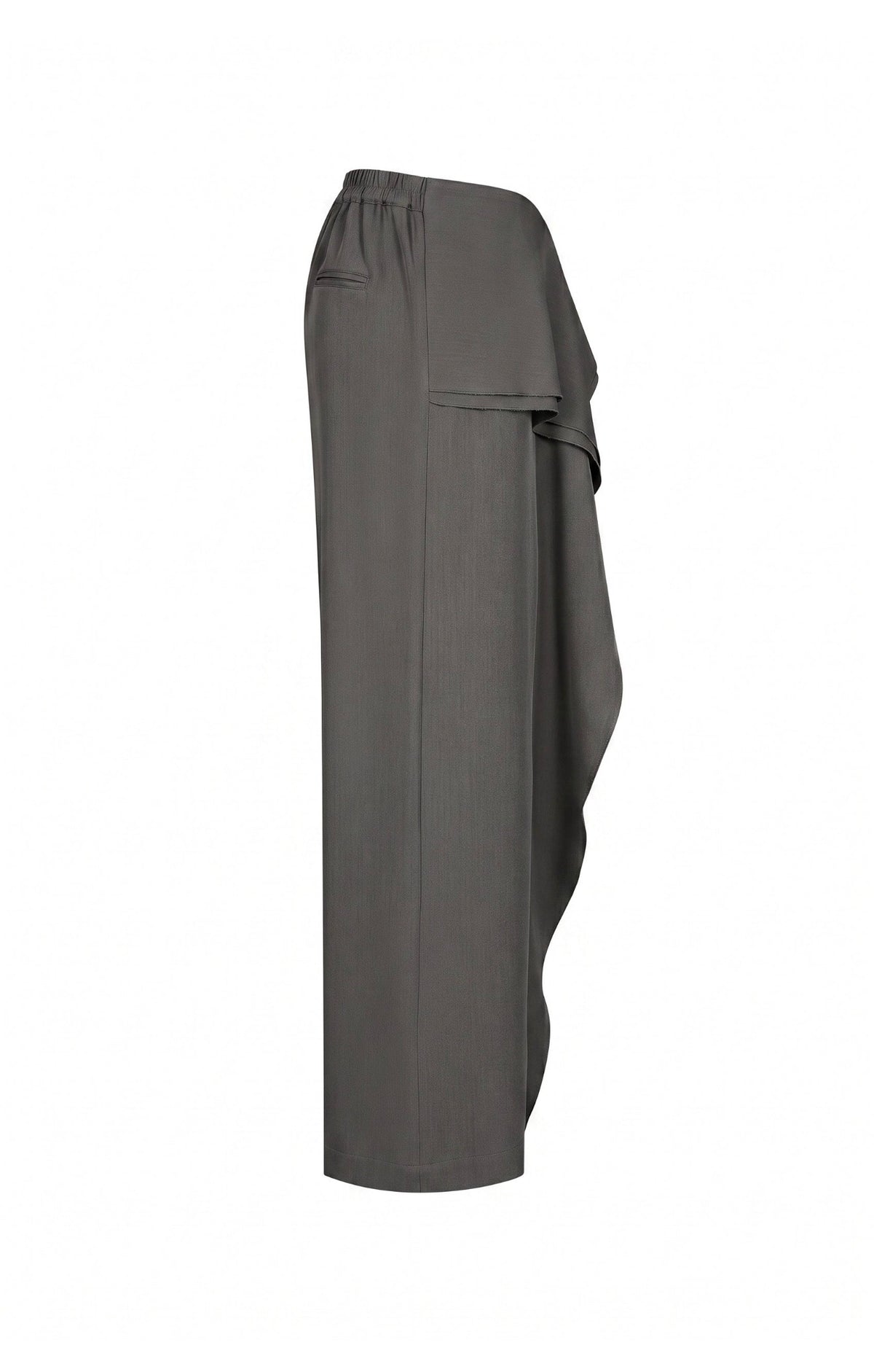 Grey Ruffle Pants