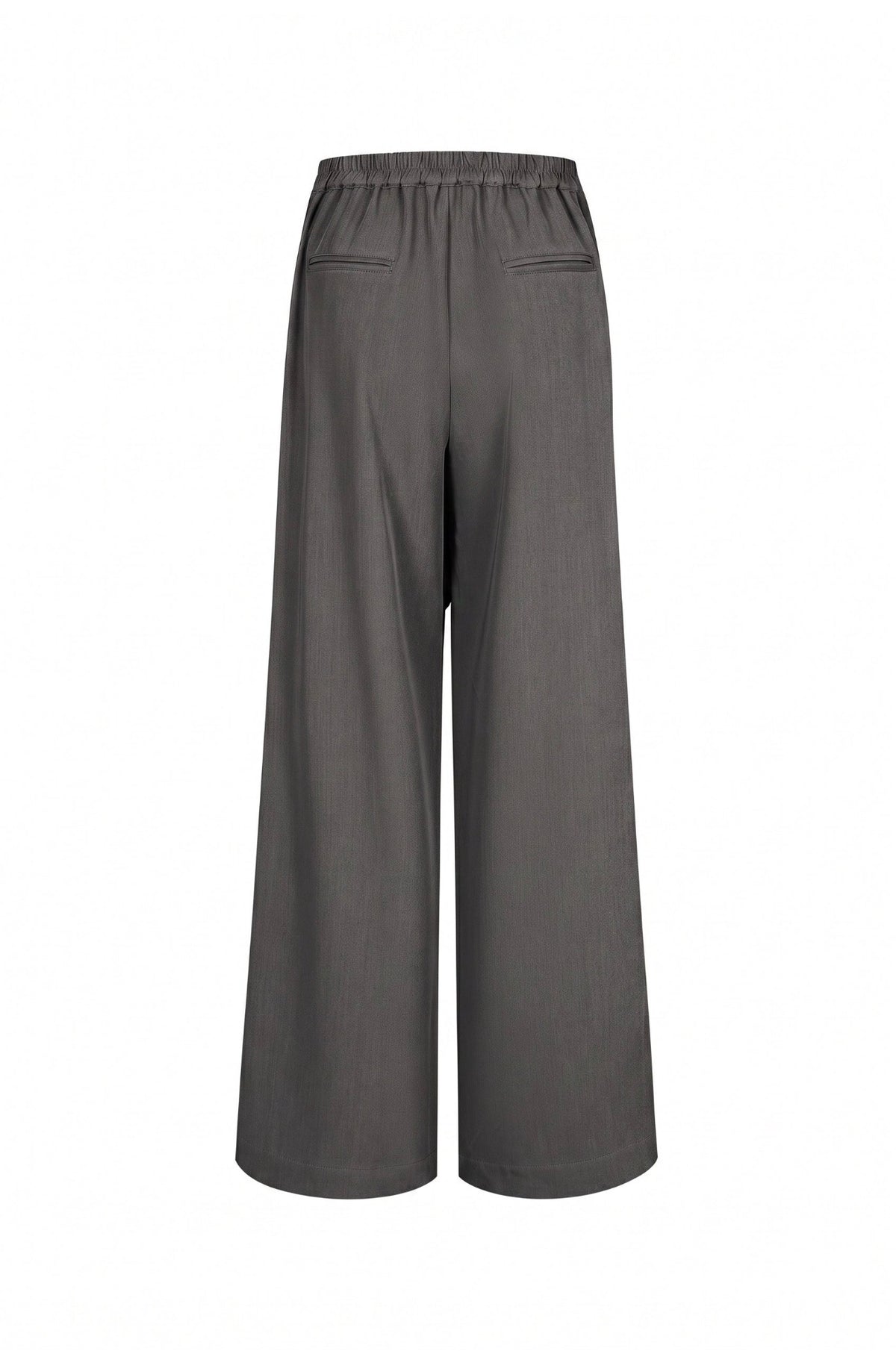Grey Ruffle Pants