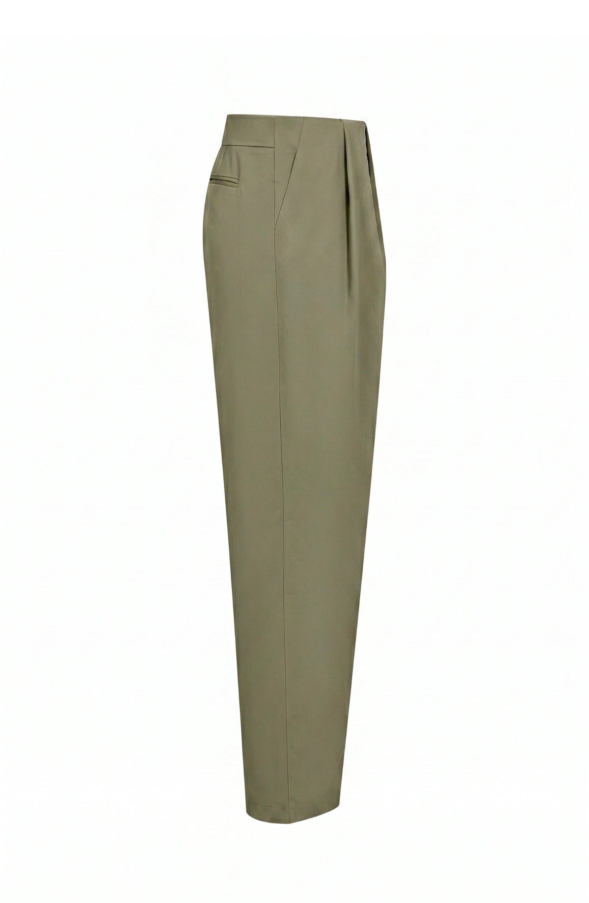 Olive Pants with Belt