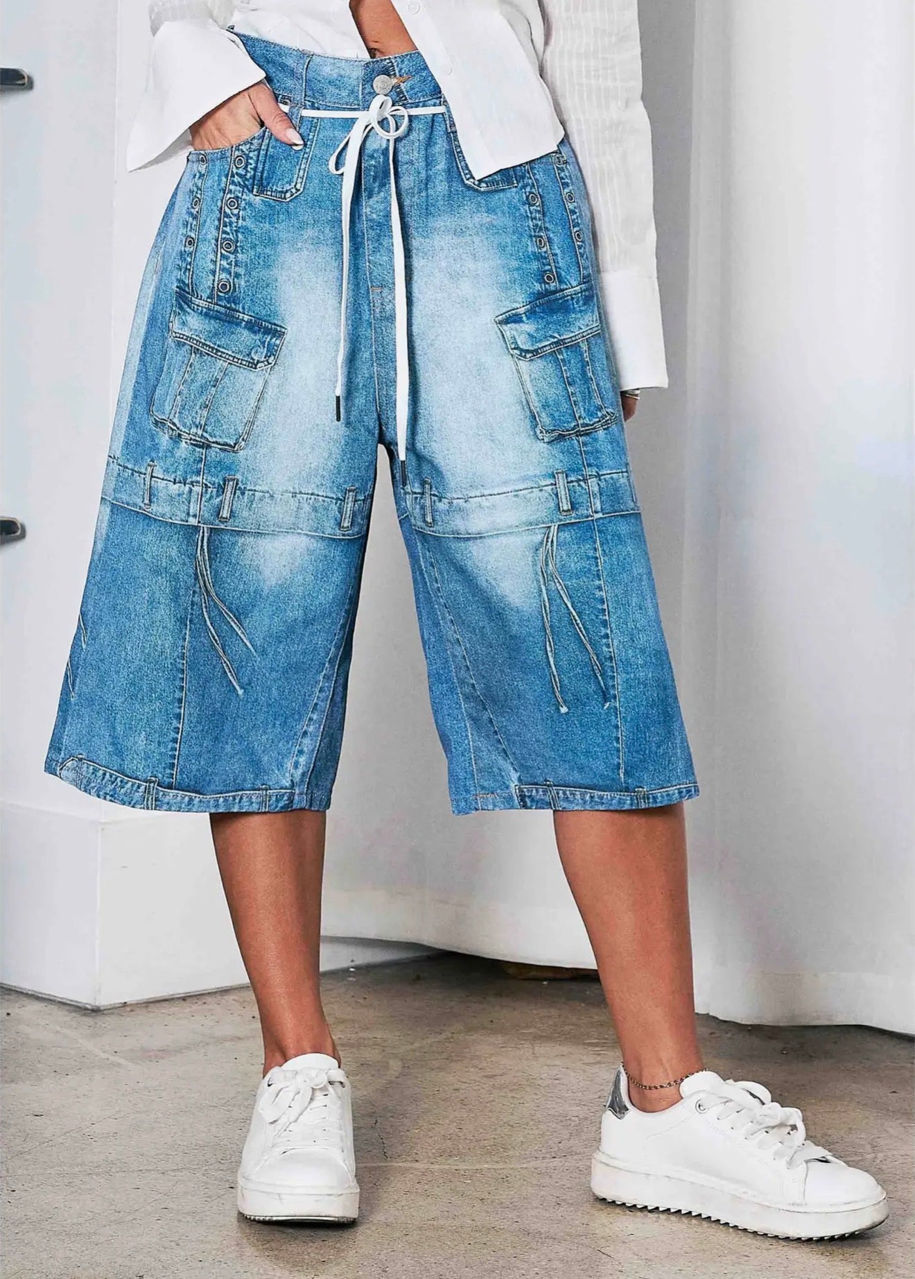 Digital Print Jorts
