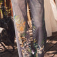Denim Look Safari Jeans