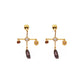 Multi Stone Pearl & Quartz Earrings