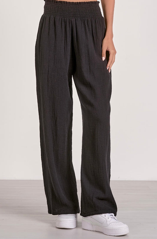 Black Gauze Pants