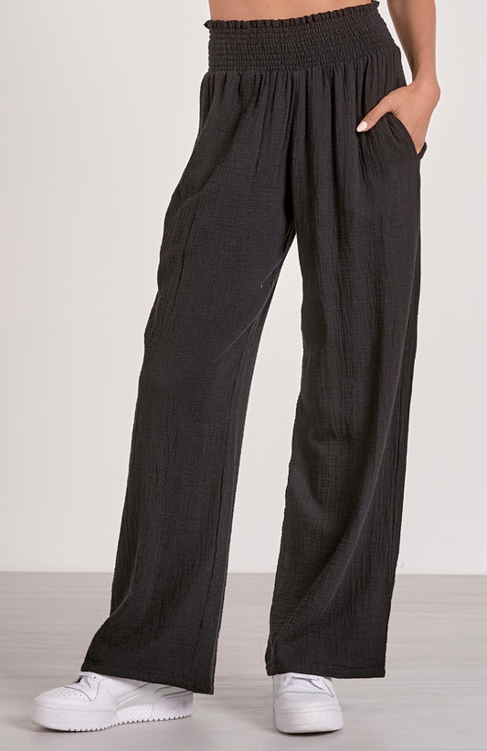 Black Gauze Pants
