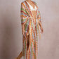 Colorful Zig Zag Knit Kimono