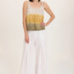 Tie Dye Linen Top