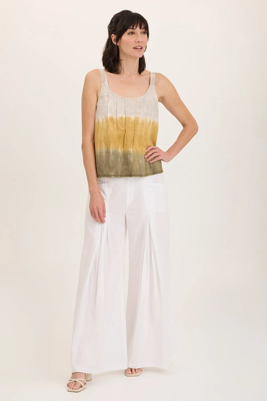 Tie Dye Linen Top