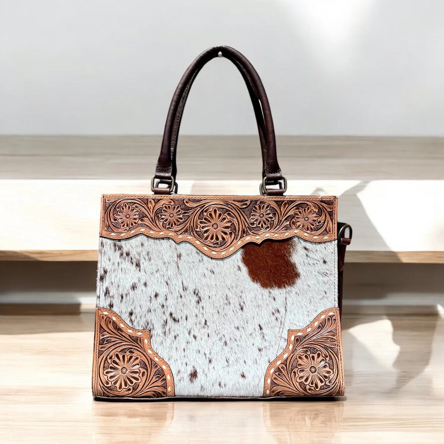 Hand Tooled Leather Bag