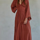 Brick Maxi Dress