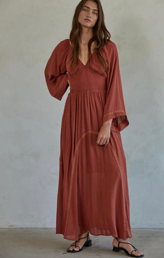 Brick Maxi Dress