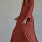 Brick Maxi Dress