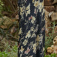 Black Floral Print Slip Skirt