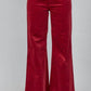 Wine Corduroy Pants