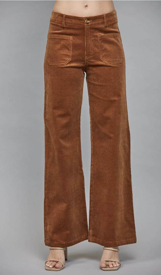 Caramel Corduroy Pants