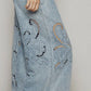 Denim Eyelet Jeans