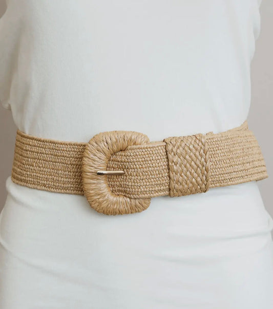 Raffia Belt