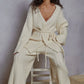 Cream Cable Knit Cardigan