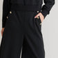 Black Pants with Gold Buttons