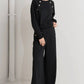 Black Pants with Gold Buttons