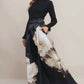 Black Floral Maxi Skirt