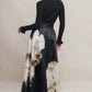 Black Floral Maxi Skirt