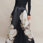Black Floral Maxi Skirt